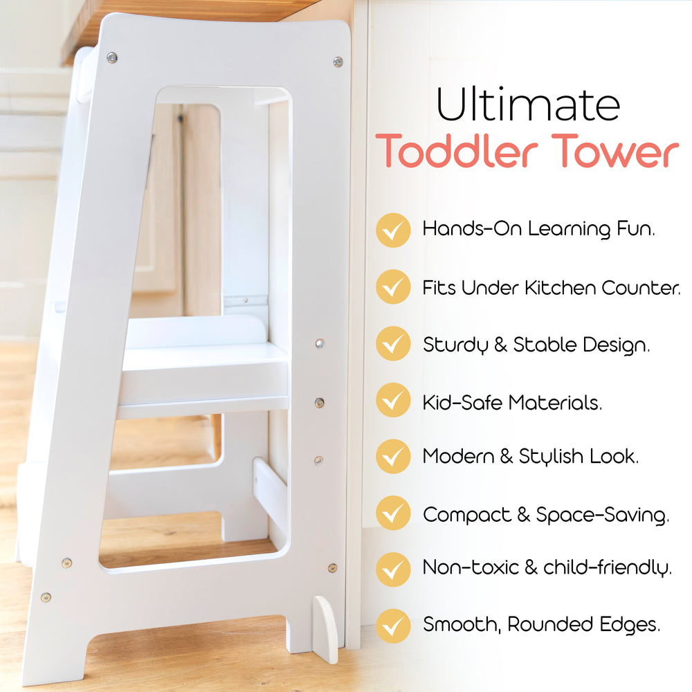 Stepup Baby Toddler Tower under counter